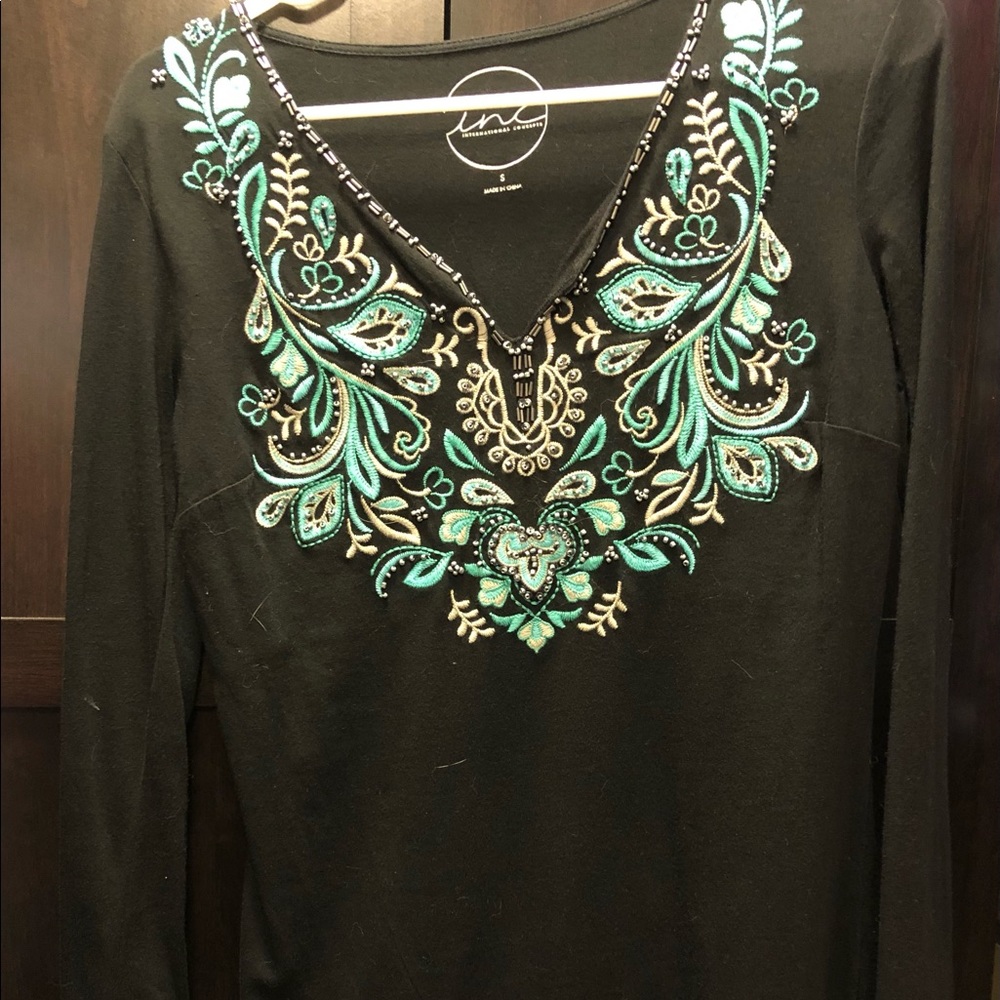 INC long sleeve top